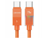 USAMS Kabel 240W USB-C do USB-C 1.2m pomarańczowy - 1490217 - zdjęcie 1